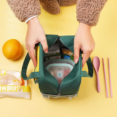 Geïsoleerde tas voor kinderen Draagbare handgreep Schattige lunchdoos Tas OEM/ODM Acceptabel