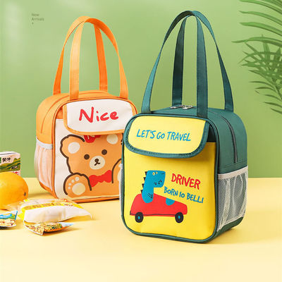 Geïsoleerde tas voor kinderen Draagbare handgreep Schattige lunchdoos Tas OEM/ODM Acceptabel