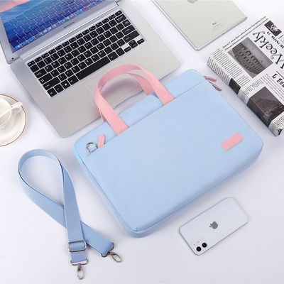 Canvas Draagbare computertas Aanpassing Kleur Waterdicht Laptop Case Business Bags