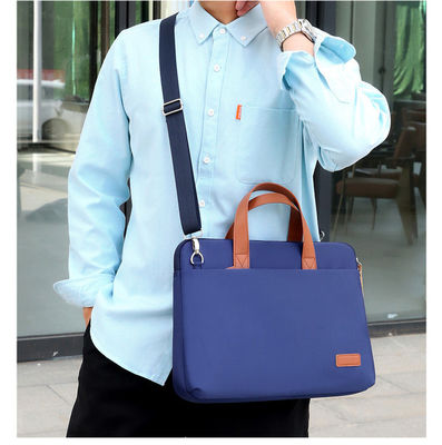 Canvas Draagbare computertas Aanpassing Kleur Waterdicht Laptop Case Business Bags