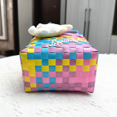 Kleurrijke kinderen Mini winkelruimte Speelgoedmandje Opvouwbare draagbare aangepaste handtas