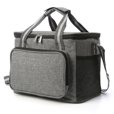 Voedselbehoud Waterdicht Lining Geïsoleerd Vrouwenmaaltijd Voorbereiding Bento Lunch Bag Tote met Custom Logo Print