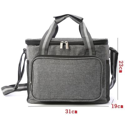 Voedselbehoud Waterdicht Lining Geïsoleerd Vrouwenmaaltijd Voorbereiding Bento Lunch Bag Tote met Custom Logo Print