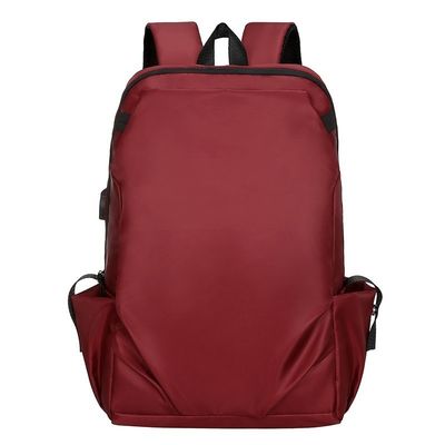 Oxford laptop rugzak met usb oplaadpoort en computer interlayer voor zakenreizen