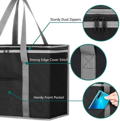 Voedsel Custom Logo Herbruikbare Tote Bag Geïsoleerde koeler Baby Milk Bag voor boodschappen