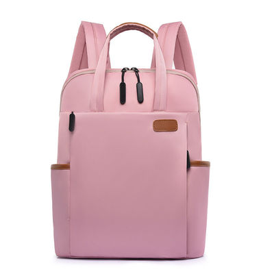 Gepersonaliseerd Logo Solid Pattern Laptop Business Backpack voor Custom Designer Computer