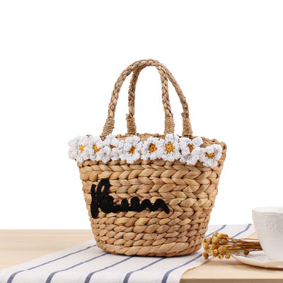 Zomervakantie stro stranden Tote tassen met aangepast logo geaccepteerd en cartoon patroon