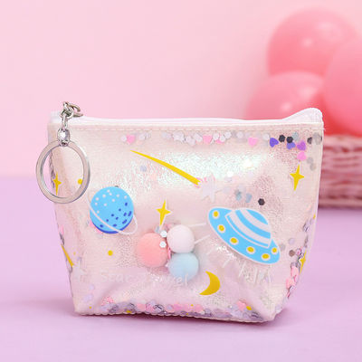 Trendy Style Cotton Canvas Zipper Travel Bag Make-up Cosmetische tas met solide patroon