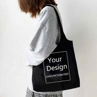 Mode stijl Custom logo Tote Grocery winkeltas met polyester voering materiaal