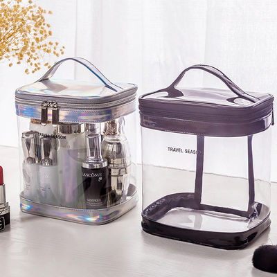 Comfortabele tas voor cosmetica waterdicht helder doorzichtig schoonheid reis make-up tas