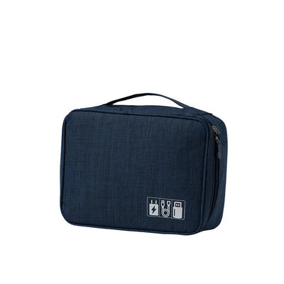 Hangend Oxford Plain Cosmetic Bag Customized Color Reis essentials Kit voor vrouwen