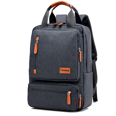 Hoofdmateriaal Canvas Laptop Tas Een stuk alleen Unisex Design 16 inch Capaciteit