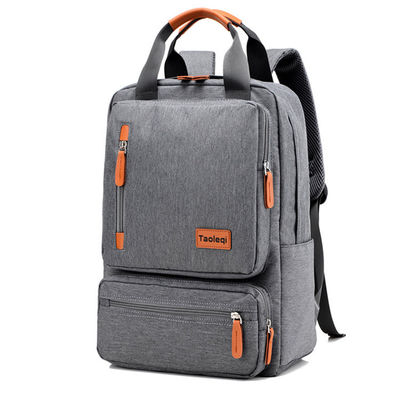 Hoofdmateriaal Canvas Laptop Tas Een stuk alleen Unisex Design 16 inch Capaciteit