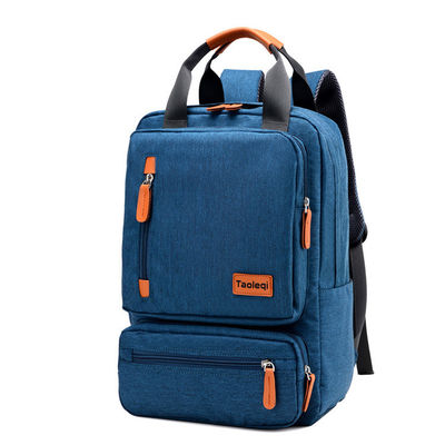 Hoofdmateriaal Canvas Laptop Tas Een stuk alleen Unisex Design 16 inch Capaciteit