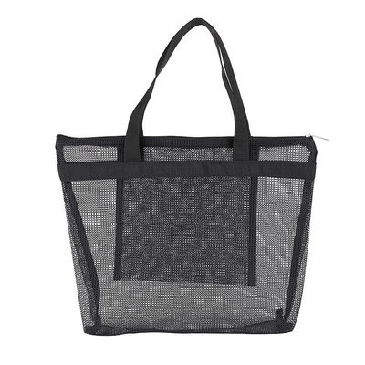 Tote Mesh Make-up Reisopslag Waszak Grote capaciteit Draagbare Multi-Pocket Beach Bag Zwemzak