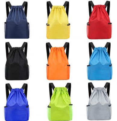 Gepersonaliseerde kleuren waterdichte trekstreng rugzak voor buiten avonturen en sporten