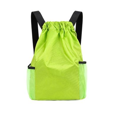 Gepersonaliseerde kleuren waterdichte trekstreng rugzak voor buiten avonturen en sporten