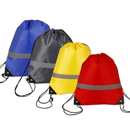 String Closure Custom Logo 210D Polyester Drawstring Rugzak voor reizen
