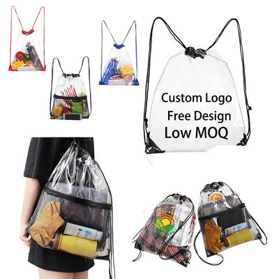 String Closure Custom Logo 210D Polyester Drawstring Rugzak voor reizen