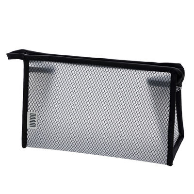 Nieuwste modieuze mesh cosmetische make-up tas case houder met aangepaste logo geaccepteerd