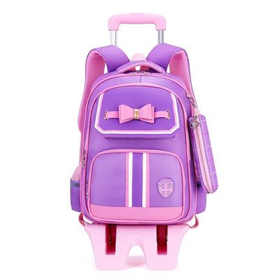 2021 Canvas Wheeled School Bag voor kinderen en tieners Revolutioneert het dagelijkse schoolleven