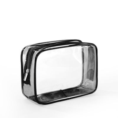 Make-up cosmetische organisator tassen Tote reis toiletgoederen zak met transparante zakken