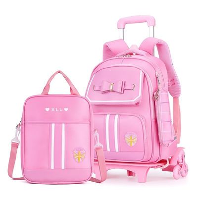 Gepersonaliseerd logo cartoon patroon type trolley schooltas voor kinderen uniek ontwerp