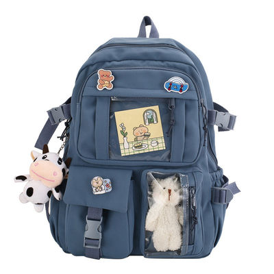 Gepersonaliseerde kleur Koreaanse rugzak Chinese schattig chique Kawai schooltassen voor middelbare school tiener meisje