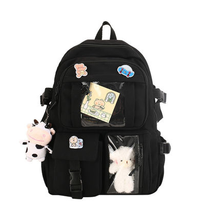 Gepersonaliseerde kleur Koreaanse rugzak Chinese schattig chique Kawai schooltassen voor middelbare school tiener meisje
