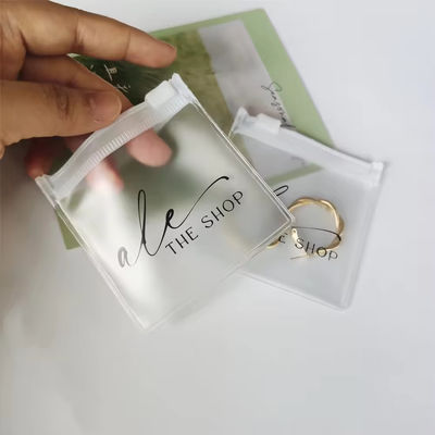 Transparante Custom Logo Plastic Ziplock Juwelierszak voor aangepaste juweliersverpakkingen
