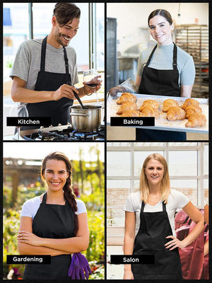 Uniform Stoffen Type Custom Logo Waterdicht Chef Keuken Schort voor Cafe's Restaurants Koken