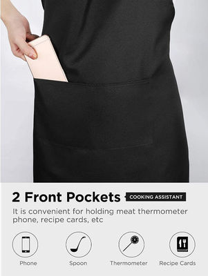 Uniform Stoffen Type Custom Logo Waterdicht Chef Keuken Schort voor Cafe's Restaurants Koken