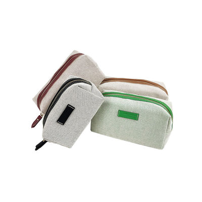 Mini cosmetische tassen Custom logo reis zware doek make-up tassen toiletzak voor meisjes