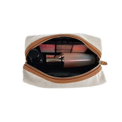 Mini cosmetische tassen Custom logo reis zware doek make-up tassen toiletzak voor meisjes