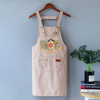 Cotton Canvas Waterdicht Chef Kookschort voor Cafe Restaurants Keuken BBQ Schort Stof