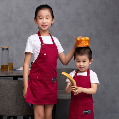 Custom Logo Kids Kookschort en Chef Hoed Set voor Kids Digitaal Print OEM/ODM Geaccepteerd