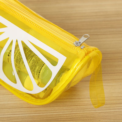 Waterdicht Zip Waszak Op maat gemaakte PVC cosmetische zak met fruitontwerp