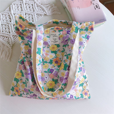 Winkelen voor Custom Logo Tote Bag Cotton Canvas Bekijk de Eco-Friendly Duffle Bag