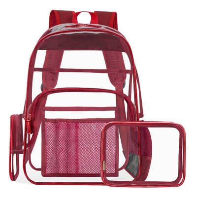 De nieuwste modieuze PVC-rugzak is perfect voor schoolactiviteiten.