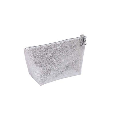 Op maat gemaakte logo cosmetische tassen hoogwaardige multifunctionele draagbare PU make-up tas met rits