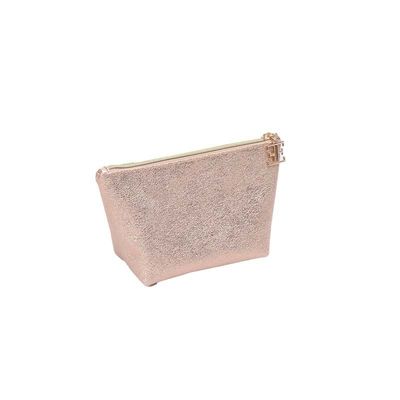 Op maat gemaakte logo cosmetische tassen hoogwaardige multifunctionele draagbare PU make-up tas met rits