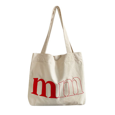 Gepersonaliseerd logo eenvoudige Casual Letter Canvas Bag voor de lente zomer Groene schoudertas
