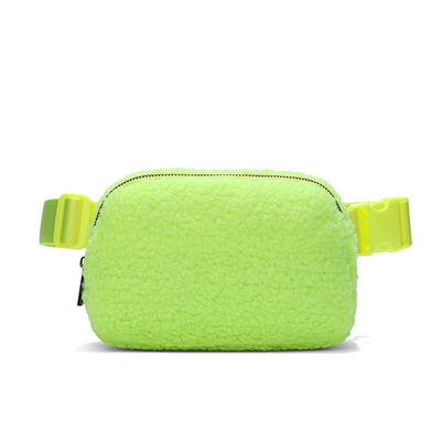 OEM/ODM geaccepteerd Sherpa Cute Belt Bag voor vrouwen Fashion Berber Fleece Fanny Pack