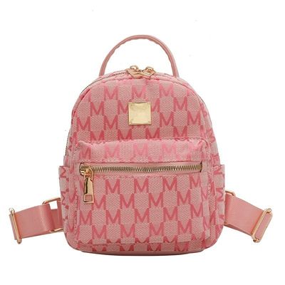 Leopard Pattern Mini Smart Zwarte schooltassen voor kinderen Modieus PU materiaal