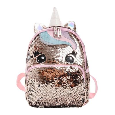 Custom logo regenboog glitter schooltassen voor tieners meisjes nieuwste mode stijl