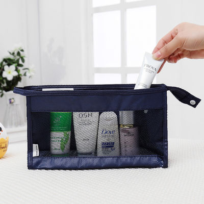 Mesh Cosmetic Bag Travel Portable Storage Organizer Toilettenzak