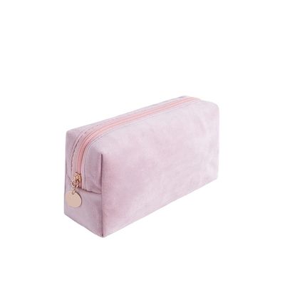 Soft-loop stijl fluwelen zak voor op maat gemaakt make-up en gepersonaliseerde bruidsmeisje cadeautjes