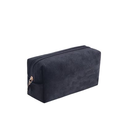 Soft-loop stijl fluwelen zak voor op maat gemaakt make-up en gepersonaliseerde bruidsmeisje cadeautjes