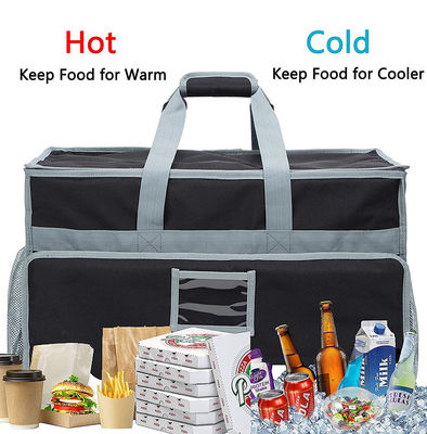 Gepersonaliseerd logo geaccepteerd Pizza bezorgtas Voedselbezorging Thermische tas Rugzak Warmer tas