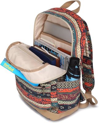 2021 Reisrugzak Vintage Canvas Rugzak met aangepaste kleur Buitenste frame